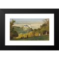 thumbnail image 2 of Leopold Munsch 18x12 Black Modern Framed Museum Art Print Titled - View from the Kahlenberg to the Leopoldsberg, 2 of 5