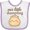 White and Lavender, variant on Inktastic Cute Kawaii Dumpling Baby Boys or Girls Baby Bib