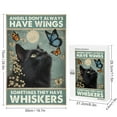 thumbnail image 2 of Black Cat 1000 Piece Puzzle for Adults - Cats With Butterfly Jigsaw Puzzles 1000 Pieces | Challenging Family Activity Great Gift Idea for Family Friends, 2 of 8