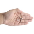 thumbnail image 6 of 10K Yellow Gold Mens Diamond Cupid Bow and Arrow Pendant 1.4" Pave Charm 3/4 CT, 6 of 6
