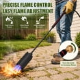 thumbnail image 6 of Propane Torch Weed Burner with 10FT Hose & Regulator, 500,000 BTU Heavy Duty Weed Burner with Flint Striker, Ideal for Snow Melting, Roofing, Roads & DIY Projects, 6 of 7