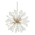 thumbnail image 3 of Possini Euro Design Dandelion 30" Modern Pendant Chandelier Ceiling Light Fixture Dining Room Over Table Sputnik 8-Light Satin Gold Finish, 3 of 10