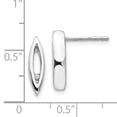 thumbnail image 3 of 925 Sterling Silver Diamond Earrings Drop Dangle, 3 of 7
