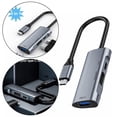 thumbnail image 3 of Adaptador USB C para mostrar multipuerto 3 en 1 para proyector de tableta jinwen Adaptador de red, 3 of 8