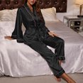 thumbnail image 4 of Giftesty Womens Two Piece Homewear Outfits Women's Home Clothes Women's Winter Pants With Long Sleeves Pajama Suit, 4 of 6