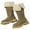 Khaki, variant on QHFBli Girls Western Ankle Boots With Foldable Shaft and Mid Heel for Everyday Riding Comfortable Children Teenagers Casual Footwear Khaki 9.5-10 Years