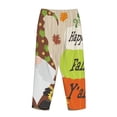 thumbnail image 3 of Lsque Gnome Happy Fall Print Women's Pajama Pants, Lounge Pant - Comfortable Home Wear,Elastic Waistband, Stylish Design-XX-Large, 3 of 9