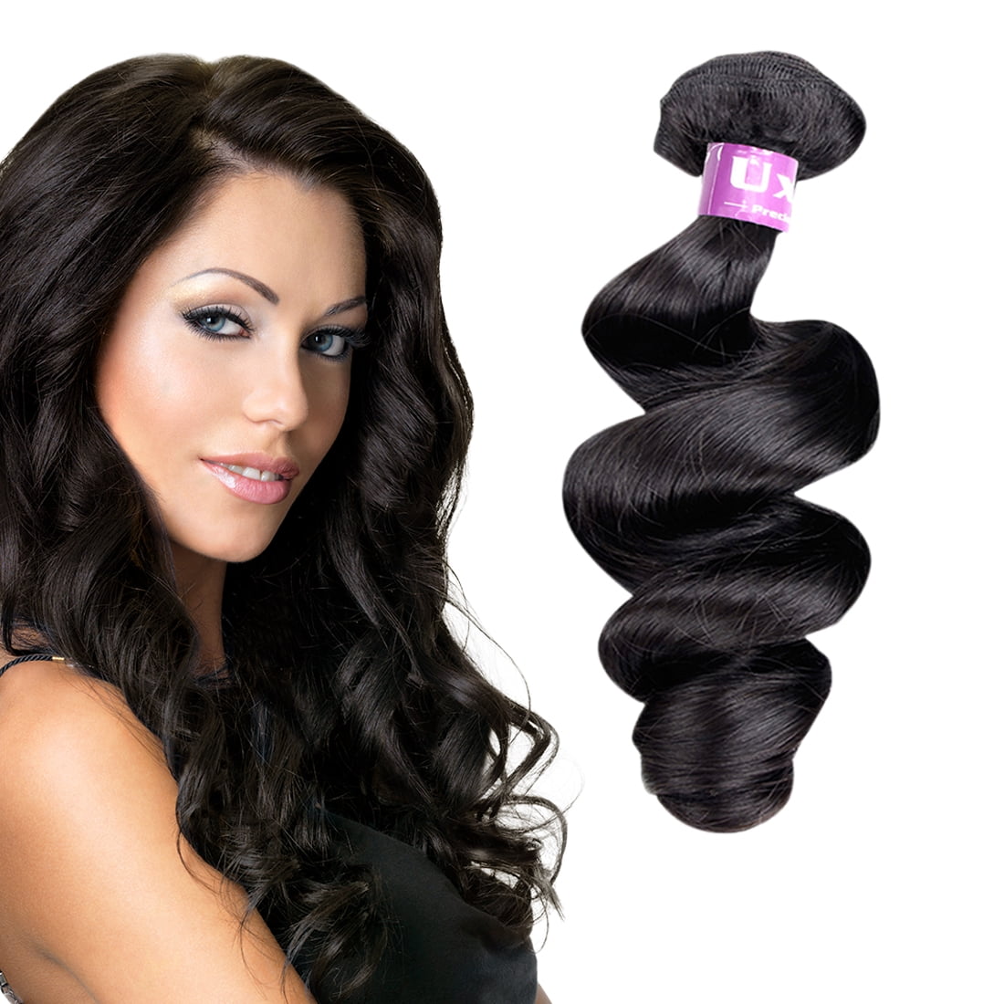 Human Hair Loose Wave 16 1 Bundles Virgin Silky 10a Hair