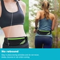 thumbnail image 4 of Fanny Packs for Women Men, Waterproof Running Belt Bag with Adjustable Strap, Reflective Strip Waist Bag for Hiking Cycling Walking Traveling, 4 of 9