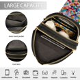 thumbnail image 3 of FORMRS Womens Crossbody Sling Bag Travel Daypack Shoulder Chest Backpack, Blue Colorful Circles, 3 of 7