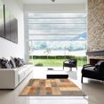 thumbnail image 6 of Ahgly Company Indoor Rectangle Abstract Chocolate Brown Patchwork Area Rugs, 8' x 12', 6 of 6