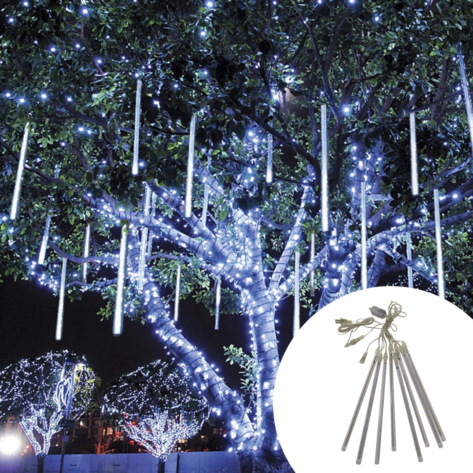 Christmas Decorations Clearance,30Cm Party Led Lights Shower Rain ...