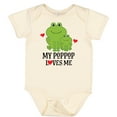 thumbnail image 3 of Inktastic My PopPop Loves Me Grandson Frog Boys Baby Bodysuit, 3 of 5