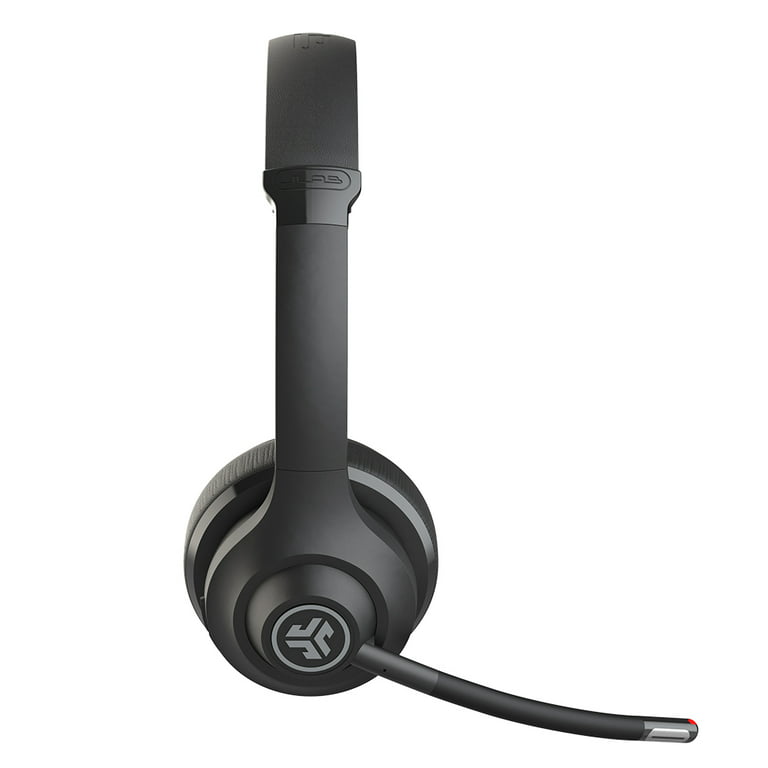 JLab Go Work Wireless Headsets with Microphone, 45+ Playtime PC Bluetooth  Headset and Multipoint Connect to Laptop Computer and Mobile, Wired or