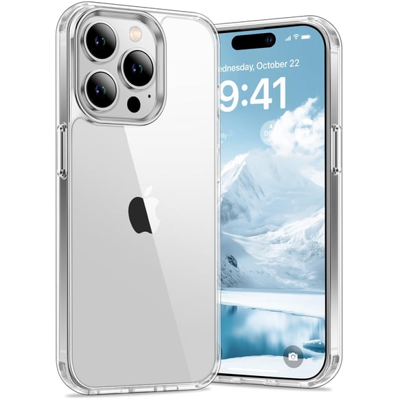 Funda Vakoo para iPhone 15 Pro de 6.1 pulgadas resistente al amarillamiento