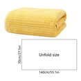 thumbnail image 3 of Yhmxh Large Ribbed Microfiber Bath Towel, 55.1x27.6in Ultra Soft Quick Dry Absorbent Bath Sheet, Oversized Plush Coral Fleece Towel for Shower, Spa, Gym, Travel and Beach (Machine washable), 3 of 6