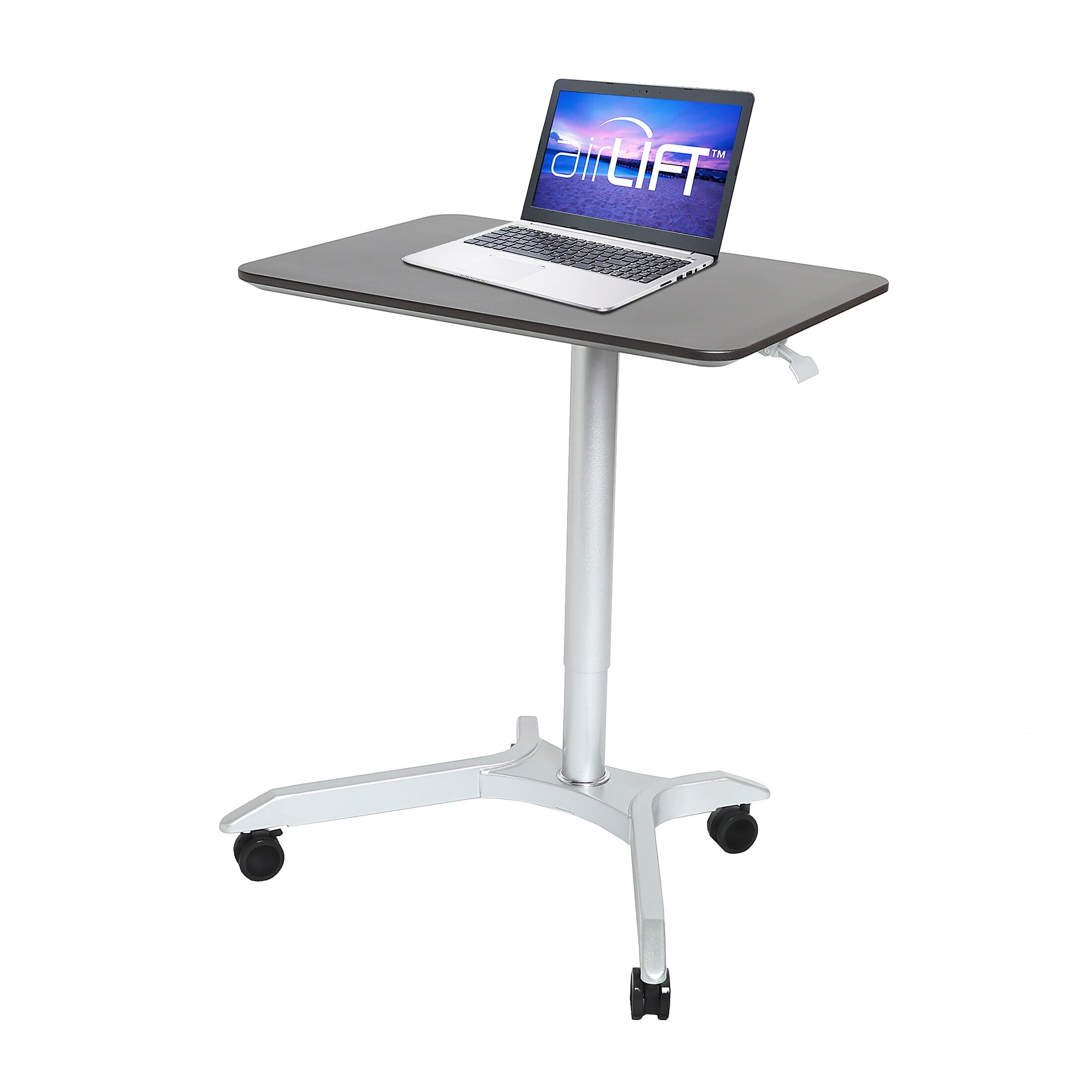Airlift Xl Pneumatic Sit Stand Mobile, Airlift Pneumatic Laptop Computer Sit Stand Mobile Desk Cartoon