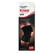 Equate Elastic Knee Stabilizer, Black, Small / Medium