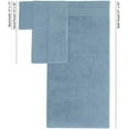 Hammam Linen Baby Blue Bath Towels Set 6Piece Original Turkish Cotton