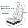 thumbnail image 2 of Lsque Pink skates Pattern Car Seat Covers for Front Seats , Waterproof Seat Covers for Cars, Sporty Front Seat Covers,Car Seat Cover Protector Front Seats, 2 of 5