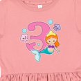 thumbnail image 4 of Inktastic I Am 3 Years Old Birthday with Mermaid Girls Toddler Dress, 4 of 5
