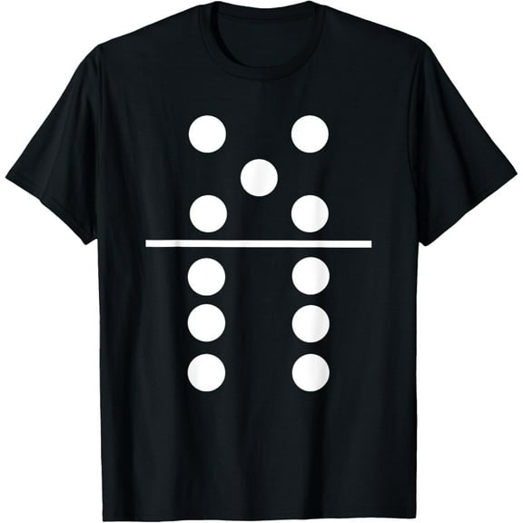 t-shirt Domino 5 and 6 Matching T-Shirt Halloween Group Costumes 5-6 mens t shirt，black，women，funny，misfits，men，journey