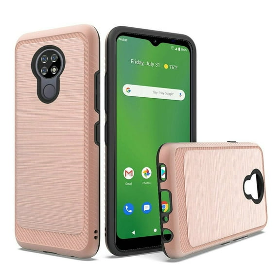 GSA Brushed Case w/Edge Design for Cricket Ovation - Rose Gold