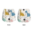 thumbnail image 5 of Lsque Cute Dinosaurs Printed Women's Running Shorts with Liner Pockets,Elastic Quick Dry Workout Athletic Gym Yoga Shorts,Womens High Waist Shorts-Large, 5 of 9