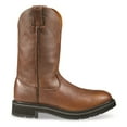 thumbnail image 2 of Guide Gear Men's Waterproof Round Toe Western Work Boots Brown 10.5 2E (Wide), 2 of 7