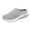 Gray, variant on EKVAHL Women's Orthopedic Slip On Mules, Mesh Upper Wide Width Diabetic Shoes, Lightweight Platform Workout Daily Walking Shoes Black