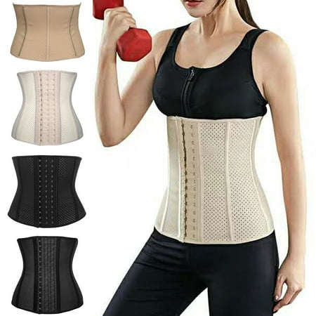 

harmtty Smooth Waistline Body Waistband Multi Breasted Body Shaper Underbust Painless Girdle Corset for Home
