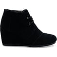 thumbnail image 2 of Toms Women's Desert Wedge Boot Black Suede Ankle-High - 7M, 2 of 3