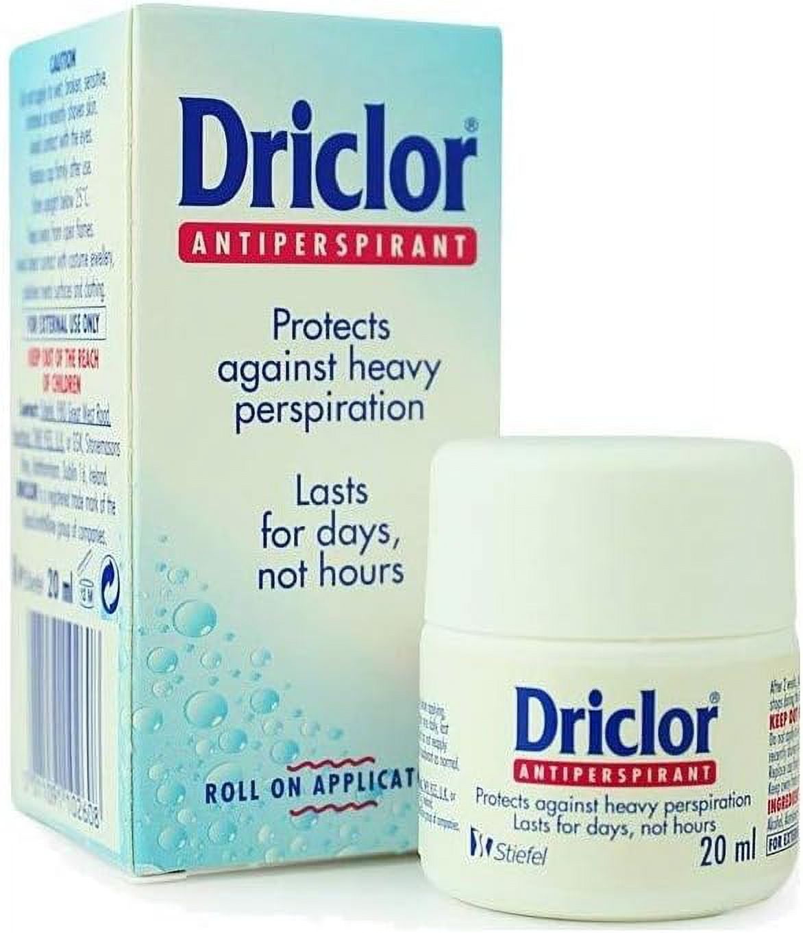Driclor(ドリクラー) 制汗剤 Roll On Applicator 20ml×3 Driclor 20ml Roll On Applicator, Good Portable