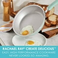 thumbnail image 4 of Rachael Ray Create Delicious 9.5 inch Nonstick Deep Frying Pan, Light Blue, 4 of 9
