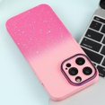 thumbnail image 5 of Funda de silicona con degradado de estrellas para iPhone 15 con película para lente, 5 of 5