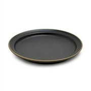 TAMAKI Plate Edge Line Black Diameter 20 x Height 2.2 cm Microwave / dishwasher compatible T-788523