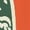 Orange, variant on Tropical "Shady Business" Art Men's T-shirt Orange