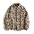 thumbnail image 1 of Seeotter Men's Vintage Ethnic Print Button Down Shirts - Long Sleeve Loose Stylish Business Casual Work Shirts, 1 of 3