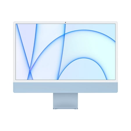 Apple iMac with 4.5K Retina display - All-in-one - M1 - RAM 8 GB - SSD 512 GB - M1 8-core GPU - GigE - WLAN: Bluetooth 5.0, 802.11a/b/g/n/ac/ax - macOS Monterey 12.0 - monitor: LED 24" 4480 x 2520 (4.5K) - keyboard: US - blue