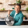 thumbnail image 4 of T-fal Cooks Smart Stainless Steel by Jamie Oliver, 9.5 Inch Frypan, 4 of 6