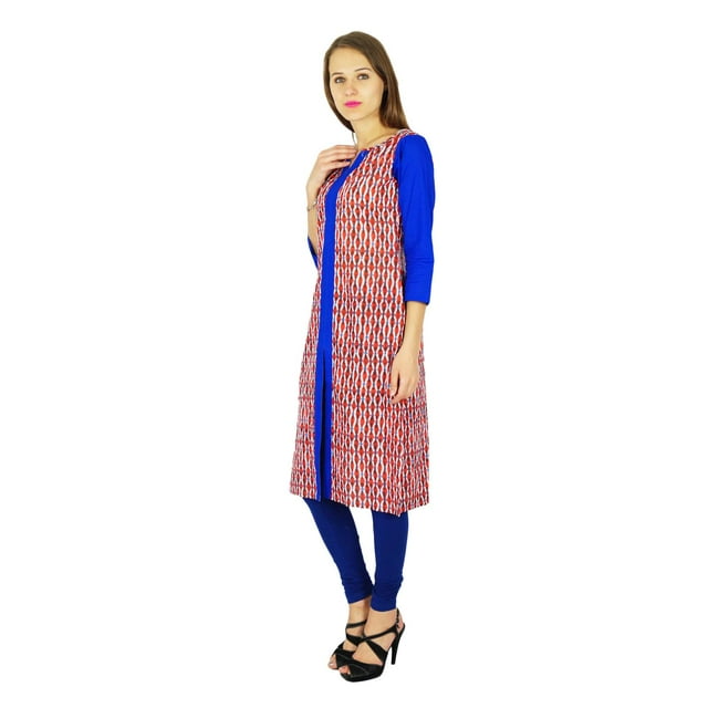 Phagun Kurta Bollywood Indienne de Designer pour Femmes Kurti Ethnique Tunique Décontractée Robe