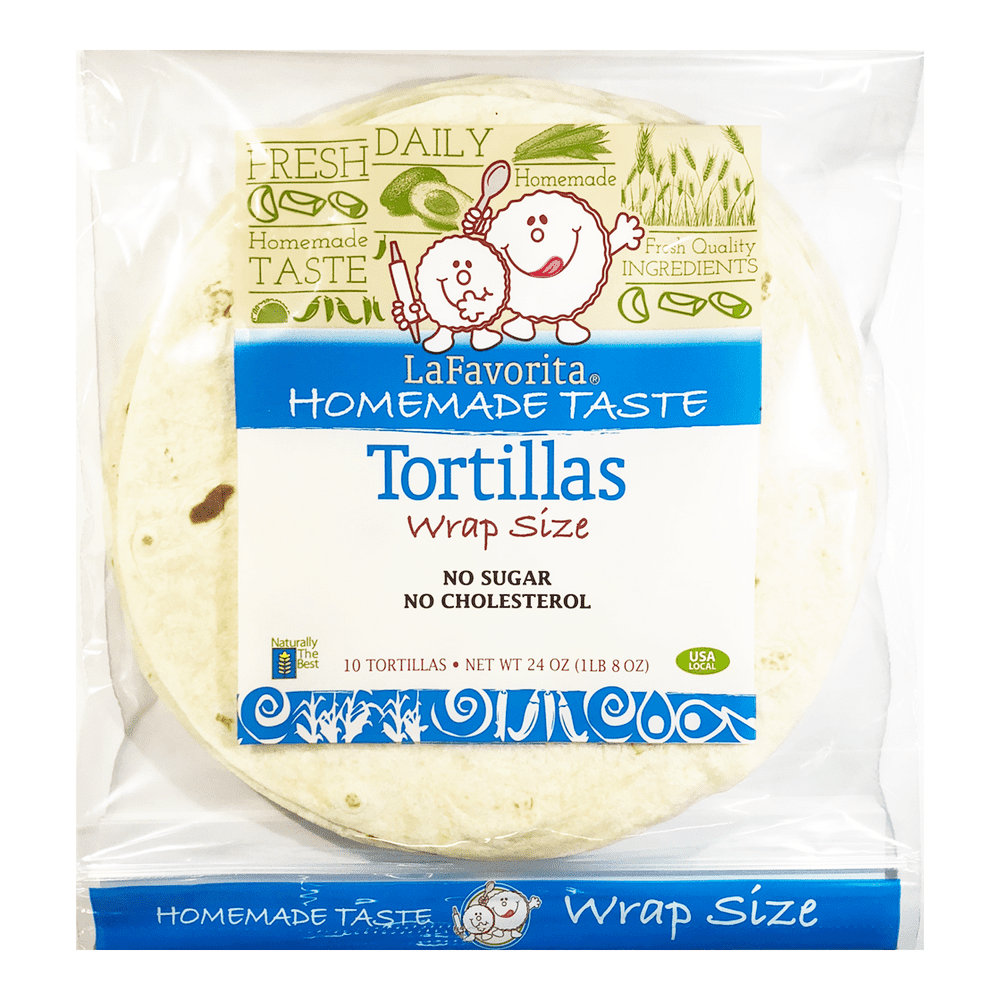 La Favorita Giant Flour Tortillas