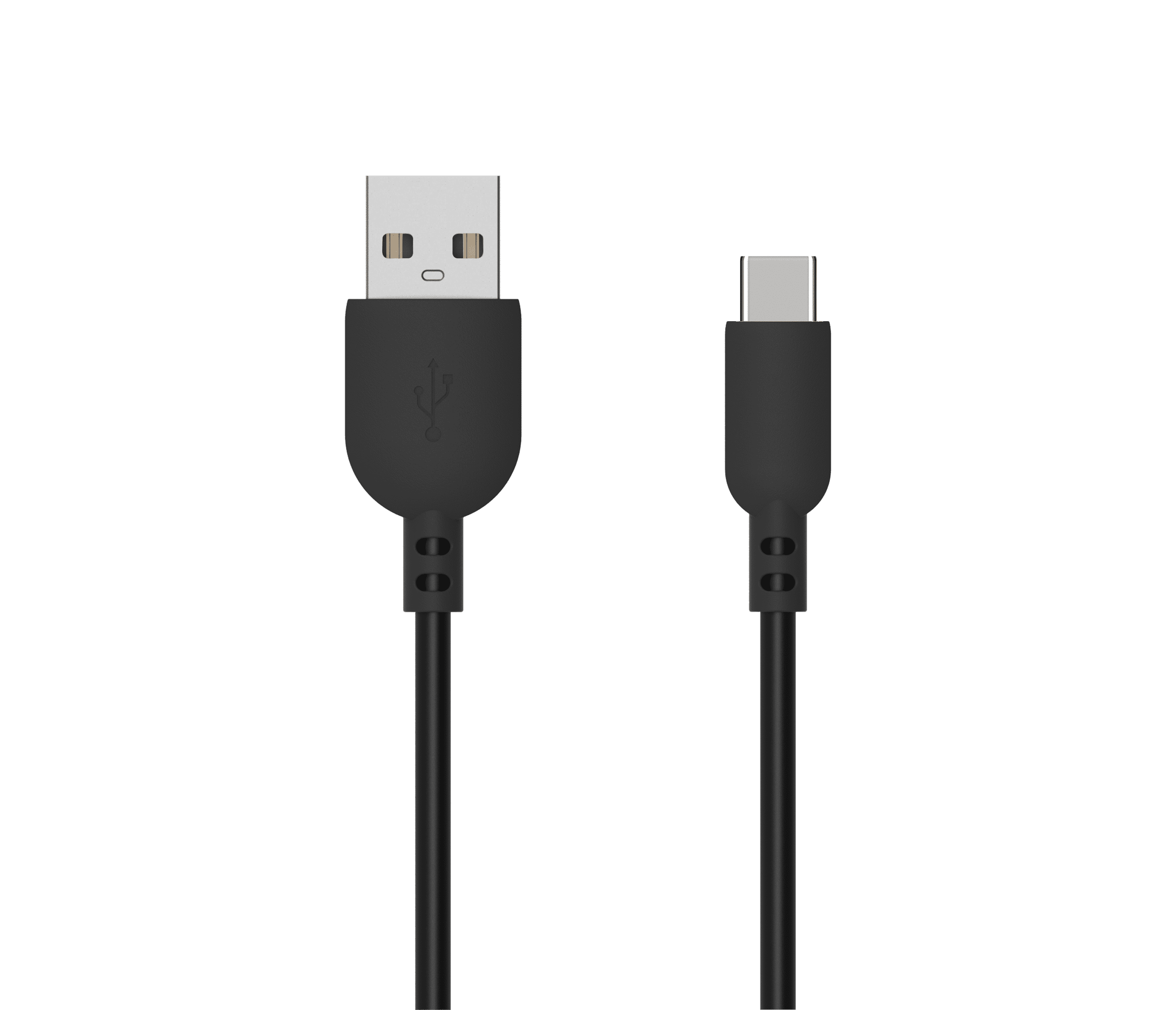 onn. USB to USB-C Cable, Black, 10'