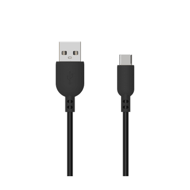 onn. USB to USB-C Cable, Black, 10'