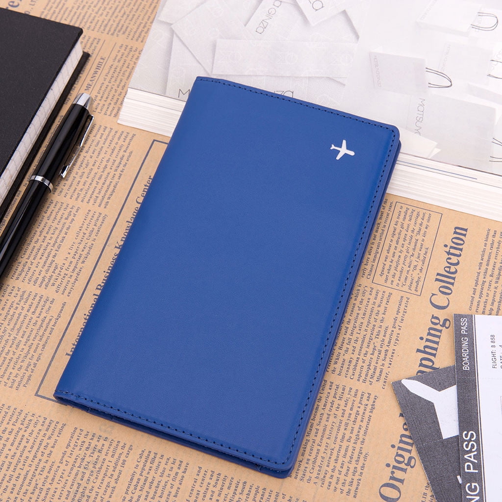 Passport Document Folder Multi Function Travel Passport Package Wallet