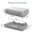 thumbnail image 3 of Caja eléctrica impermeable para exteriores H HUNLEE 23x17x7 cm IP54, 3 of 8