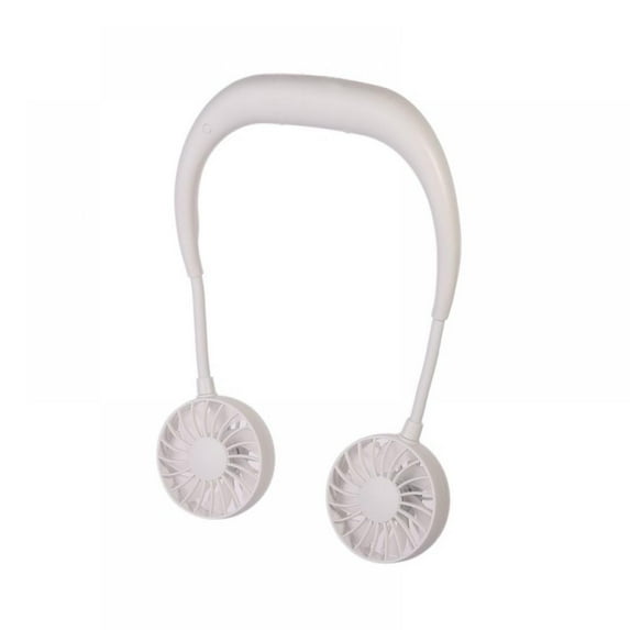 Prettyui USB Rechargeable Wearable Fan Ring Portable Hand Free Neckband Fan