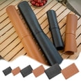 thumbnail image 1 of Bowayaoa PU Leather Waterproof Camping Table Mat, Rollable Dining Table Cloth for Picnic, Oil Resistant & Easy Clean Table Cover for Outdoor Camping, 1 of 9