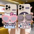 thumbnail image 2 of Para Honor 90 50 Lite 70 X7A X8A X9A X9 X8 X7 X6 S Magic 4 5 Pro X6A Funda De Teléfono Suave Hello KT Con Soporte Divertido, 2 of 4
