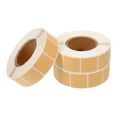 thumbnail image 5 of LEORX 3000 Pieces Blank Paper Stickers Square Light Brown for Target Board Repair and Protection, 5 of 8